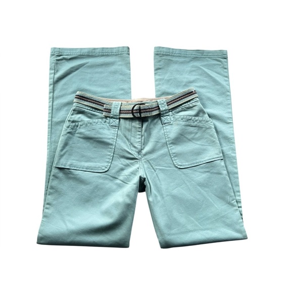 NWT Deadstock New York & Company Belted Bootcut Pants size 4 - Picture 2 of 14